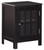 Opelton Black Accent Cabinet