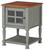 Mirimyn Gray / Brown Accent Cabinet