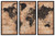 Pollyanna Tan / Black Wall Art Set (Set of 3)
