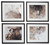 Hallwood Light Brown Wall Art Set (Set of 4)