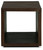 Hensington Brown / Black Square End Table