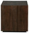 Hensington Brown / Black Square End Table