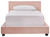 Chesani Blush Twin Upholstered Bed W/Roll Slats