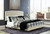 Adelloni Cream King Upholstered Bed