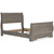 Bayzor Gray Full Sleigh Bed