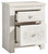 Paxberry Whitewash Two Drawer Night Stand