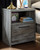 Baystorm Gray One Drawer Night Stand