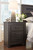 Brinxton Charcoal Two Drawer Night Stand