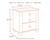 Willowton Brown / Beige / White Two Drawer Night Stand Willowton Brown / Beige / White Two Drawer Night Stand