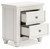 Grantoni White Two Drawer Night Stand
