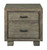 Arnett Gray Two Drawer Night Stand