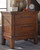 Ralene Medium Brown Two Drawer Night Stand