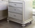 Coralayne Silver Three Drawer Night Stand