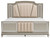 Chevanna Pearl Silver California King Upholstered Panel Bed