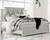 Lindenfield Champagne 7 Pc. Dresser, Mirror, Queen Panel Bed, 2 Nightstands