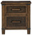 Wyattfield Brown / Beige Two Drawer Night Stand