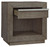 Anibecca Weathered Gray One Drawer Night Stand
