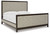 Burkhaus Brown King Upholstered Bed