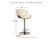 Bellatier Bone Tall Upholstered Swivel Barstool
