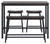 Playden Black / Brown Rectangular Dining Room Counter Table Set(Set of 4) Playden Black / Brown Rectangular Dining Room Counter Table Set(Set of 4)