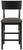 Chanzen Gray / Black Upholstered Barstool (Set of 2)