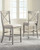Parellen Gray Upholstered Barstool (Set of 2)
