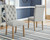 Harvina Light Gray Dining Upholstered Side Chair (Set of 2)