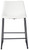 Centiar White Upholstered Barstool (Set of 2)