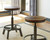 Torjin Dark Brown Swivel Stool (Set of 2)