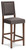 Benmara Grayish Brown / Brown Tall Upholstered Barstool (Set of 2)