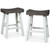 Glosco White Stool (Set of 2)
