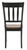 Owingsville Black / Brown Dining Room Side Chair (Set of 2)