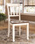 Whitesburg Brown / Cottage White Dining Room Side Chair (Set of 2)