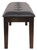 Haddigan Dark Brown Large Upholstered Dining Room Bench