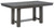 Myshanna Gray Rectangular Dining Room Ext Table Myshanna Gray Rectangular Dining Room Ext Table