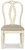 Realyn Chipped White Dining Upholstered Side Chair (Set of 2) Ribbonback