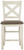 Brewgan White / Brown / Beige Upholstered Barstool (Set of 2)