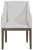 Anibecca Gray / Off White Dining Upholstered Arm Chair (Set of 2)