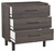 Brymont Dark Gray Three Drawer Chest