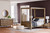 Aprilyn Light Brown Full Canopy Bed