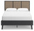 Charlang Black / Gray Full Panel Platform Bed