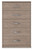 Flannia Gray Five Drawer Chest Flannia Gray Five Drawer Chest