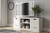Vaibryn White / Brown LG TV Stand W/Fireplace Option