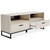 Socalle Light Natural Medium TV Stand Vinyl-Wrapped