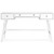 Thadamere White Home Office Desk