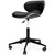 Beauenali Black Home Office Desk Chair , Contoured Shape