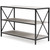 Bayflynn White / Black Bookcase 2 Fixed Shelves