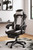 Lynxtyn White Home Office Swivel Desk Chair Lynxtyn White Home Office Swivel Desk Chair