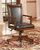 Hamlyn Medium Brown Home Office Swivel Desk Chair Hamlyn Medium Brown Home Office Swivel Desk Chair