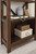 Baldridge Rustic Brown Large Bookcase